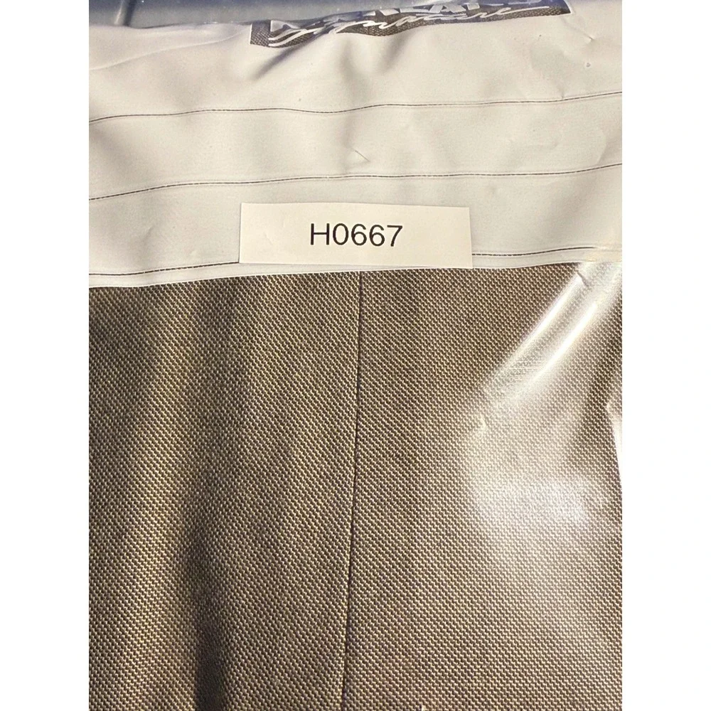 Banana Republic Mens 38S Tailored Slim Blazer Brown Stripe Sport Coat 924410-00